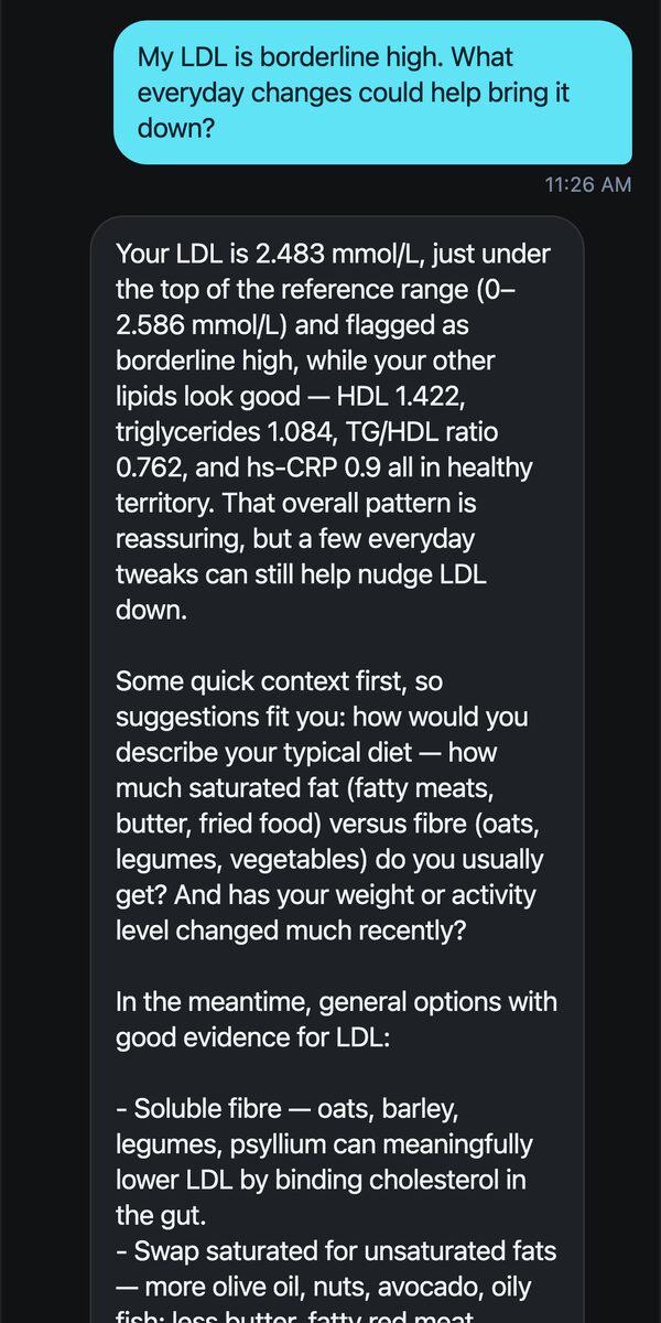Biohack coach answering a question about LDL