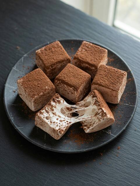 Chocolate protein marshmallows