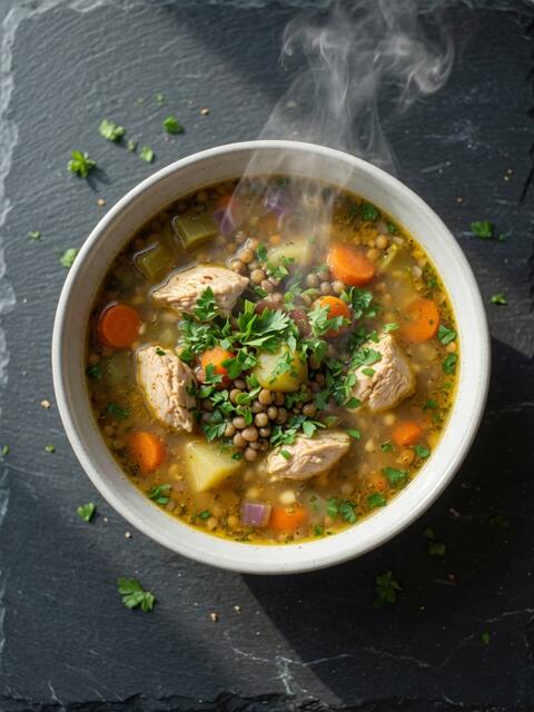Chicken & veg soup
