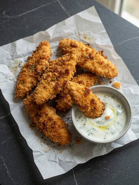 Air-fryer chicken tenders