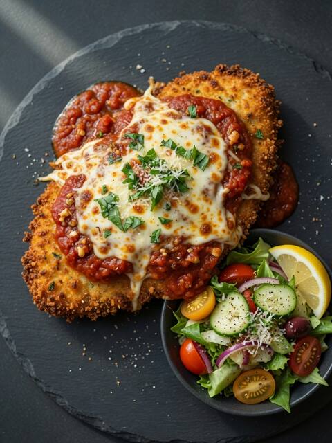 Baked chicken parmigiana