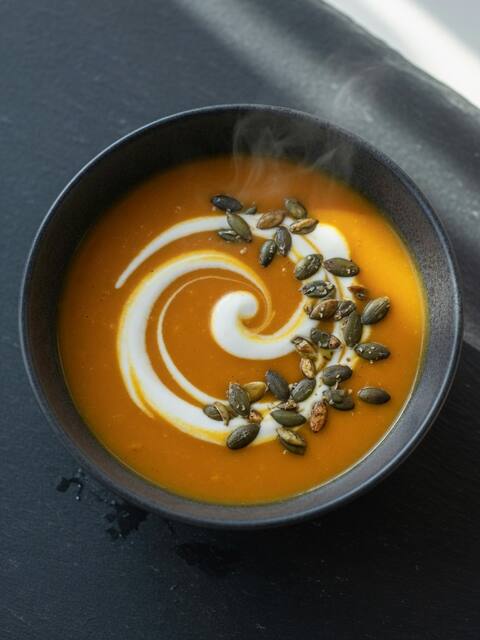 Pumpkin protein soup