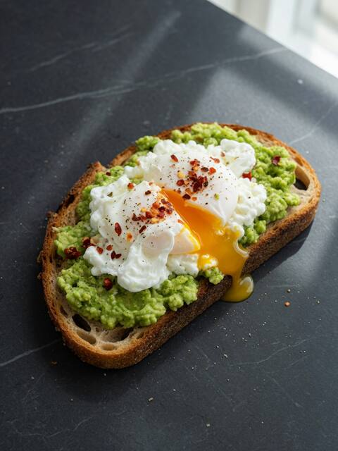 Egg & avocado toast