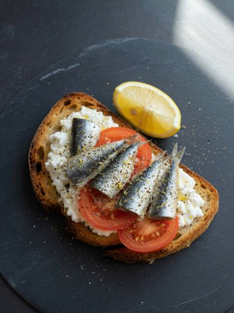 Sardines on toast