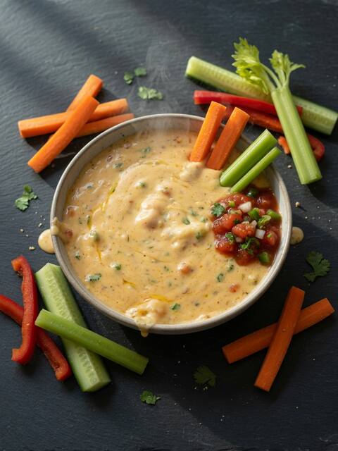 Cottage cheese queso dip