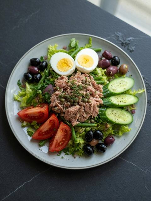 Tuna & egg salad