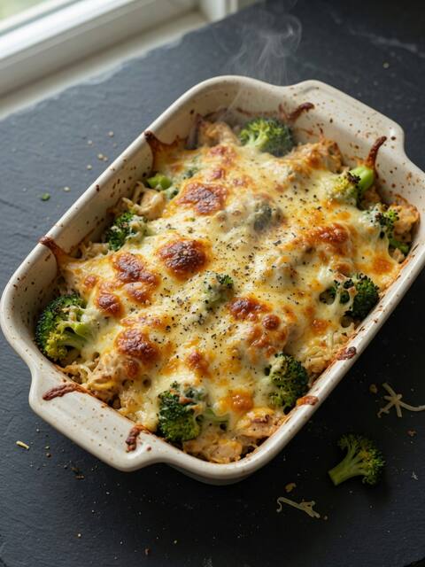 Chicken & broccoli bake