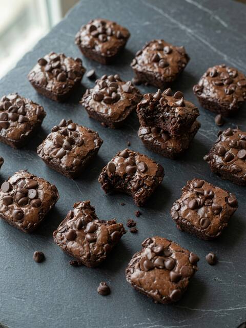 Protein brownie bites