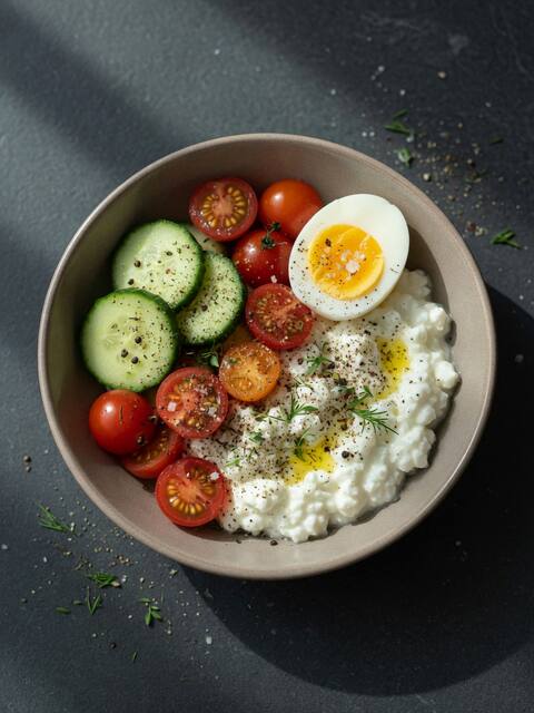 Protein cottage cheese bowl