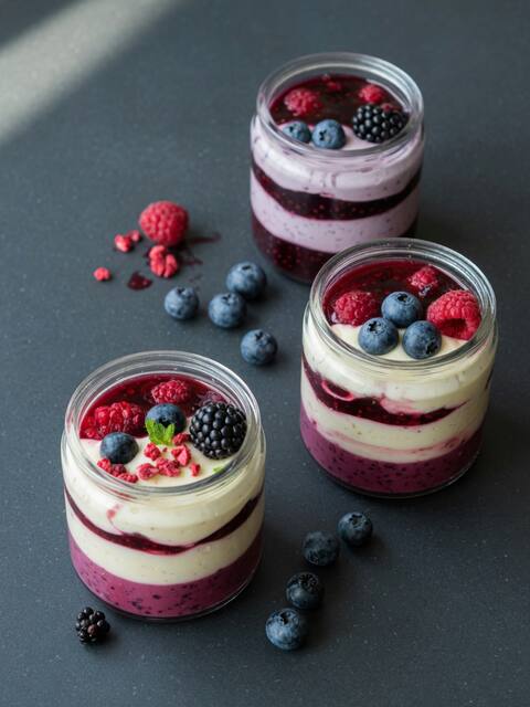 Protein jelly cups