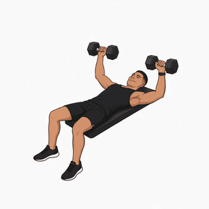 Dumbbell Bench Press demonstration