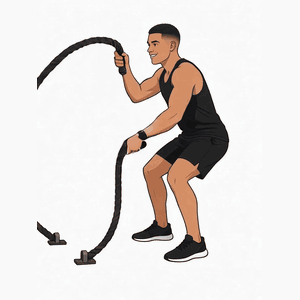 Battle Ropes demonstration