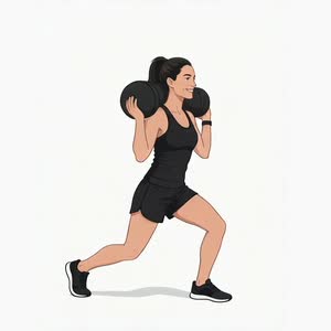 Sandbag Lunges